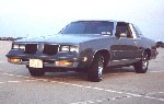 Dark gray 1986 Cutlass Salon