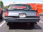 Rear view of a blue Chevy Monte Carlo SS