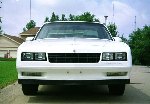 Front view of a white Chevy Monte Carlo SS