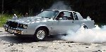 Eddie Burt Jr's 1987 Turbo Regal doing a nice burnout