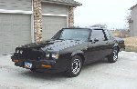 1987 Buick Grand National taking up the entire driveway