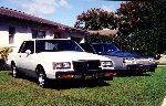 1982 or 83 White Regal with a 1986 Regal