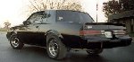 Rear view of Tom Brown's 1987 Buick Grand National